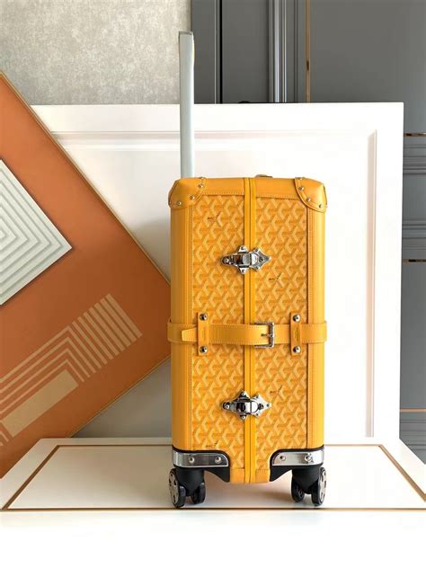 goyard bourget pm|Goyard Yellow 'Bourget PM' Trolley Suitcase .